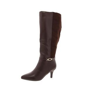 Karen Scott Womens 5 M Chocolate Brown Freyln Knee High Boots NIB ZG2